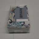 DriftAway Ada Floral Thermal Insulated Double Layer Room Darkening Blackout Curtains Botanical Leaf Flower Printed Patterned Drapes Lined Set of 2 Panels Each 52 Inch by 84 Inch Ivory Orange Teal