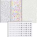 6 x Face Gems - Self Adhesive Body Glitter Hair Jewelry Tattoos | Rhinestones Earrings Nail Jewels for Women - Gem Stickers Festival Makeup Costumes Shirts Pajamas for Adult | Festival Rave Essentials