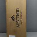 ABSCONDO Camping Chairs for Adults, Oversized Folding Camp Chair for Outdoor with Cup Holder & Cooler Bag, XL Heavy Duty Lawn Chairs Supports up to 350lbs (2 Pcs) (Black)