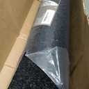 2' x 6' Runner Rugs with Rubber Backing, Indoor Outdoor Utility Carpet Runner Rugs, Black, Can Be Used as Aisle for The RV and Boat, Laundry Room and Balcony