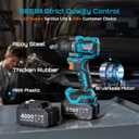 Seesii Impact Wrench 886 Ft-lbs(1200N.m), 1/2 High Torque Impact Gun with 21V 4000mAh Battery, Electric Impact Driver, 2900IPM, 5 Socket, Cordless Impact Wrench for Home Car/Mower/Pickup/Truck RV