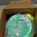 Automatic Dog Ball Launcher, Dog Ball Thrower with 15 Mini Tennis Balls Sizing 2 Inch and Mesh Bag, Interactive Dog Toys Tennis Ball Launcher for Small Dogs with 3 Distance Settings (Green)