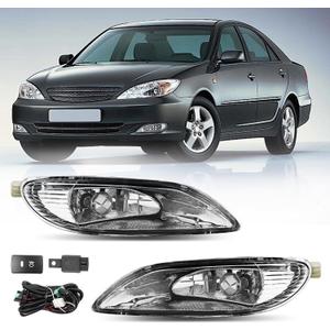 Fog Lights Compatible with Toyota Camry 20022004, Corolla 20052008, Solara 20022003, Front Bumper Fog Lamps Replacement Kit, Replace 81220-AA011, 81210-AA011, 6225-0002L, 6225-0002R