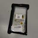 For iPhone 17 Pro Max Clear Case with Pressed Real Flowers Design,Glitter Cute White Floral Pattern Slim Soft TPU Protective Women Girl's Phone Cover for iPhone 17 Pro Max