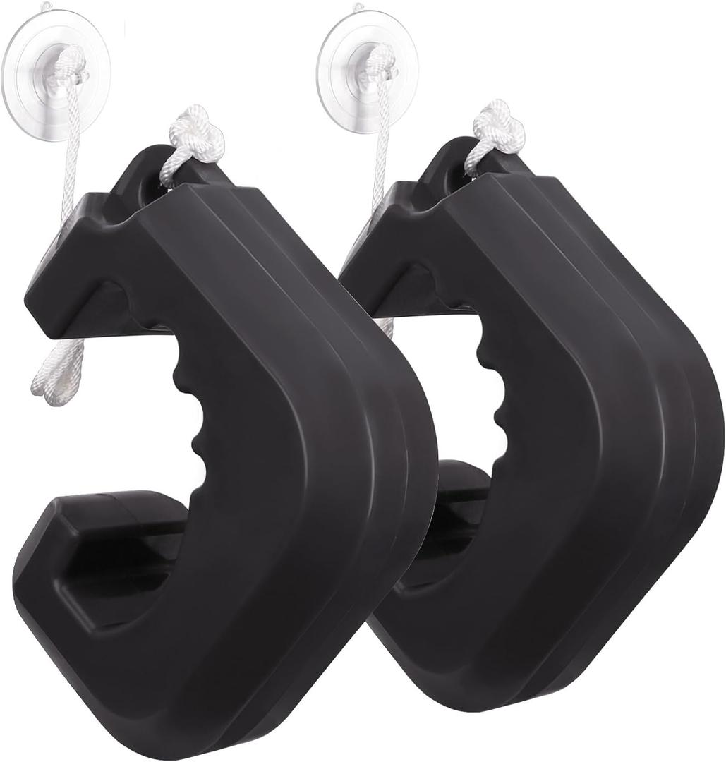 Jet Ski Bumpers for Docking, PWC Fenders Fit Yamaha Jet Skis, PWC Bumpers Waverunner Accessories with Quick Attachment, 2 Pack, Black