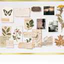 Bulletin Board with White Linen, 24"x18", Cork Boards for Walls with Gold Aluminum Frame, Hanging Pin Board Vision Board for Home Office Kitchen Room Decor, 10 Push Pins