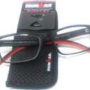 Foster Grant Ironman IronFlex Reading Glasses, Black/Red (+2.00)