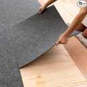 Mohawk Home 24" x 24" Indoor/Outdoor 0.25" Pile Height, Peel and Stick Carpet Tile, Grey Polyester, (Pack of 15) (60 sqft/Box)