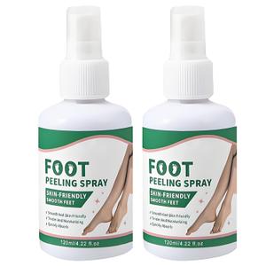 Peele Foot Spray, Instant Foot Peeling Spray, Instantly Remove Dead Skin, Exfoliate & Hydrate Rough Feet, The Best Peel for Smooth, Nourished Skin in Summer (2 pcs)