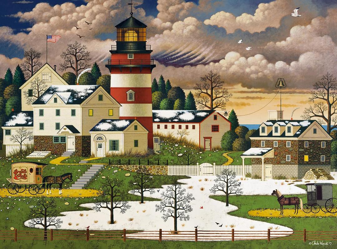 Buffalo Games - Charles Wysocki - Twilight Sentinel - 1000 Piece Jigsaw Puzzle for Adults -Challenging Puzzle Perfect for Game Nights - Finished Size is 26.75 x 19.75