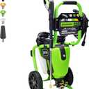 Greenworks Pro Brushless 3000 PSI (CSA Certified) 2.0 Max / 1.1 Electric Pressure Washer (Rugged Steel Frame, 25 Hose, 35 GFCI Power Cord)