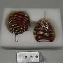 DN DECONATION Flameless Christmas Tree Candlesticks with Remote, LED Christmas Flameless Taper Candles Battery Operated, Frosted Tree Fake Candle Sticks for Xmas Table Decor Window Decorations 2PCS (Set of 2)