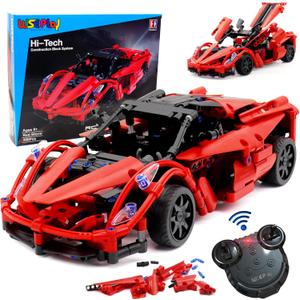 WISEPLAY Stem Projects for Kids Ages 8-12 Year - 380PCS RC Car Kits to Build - STEM Building Toys for Boys Age 8-12 - Model Car Kits to Build for Kids 9-12 - Great Building RC Gift for Your