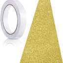 Tatuo Carpet Runner Runway Rug 55 GSM Thickness with Carpet Tape for Prom Wedding Party Outdoor Indoor Hallway Rug(2.46 x 30 Feet,Glitter Gold)