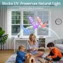 Haton Window Privacy Film One Way Window Tint for Home, Sun UV Blocking Heat Control Reflective Mirror Film, No Glue Static Cling See Out Not in Glass Door Covering, Silver, 29.5" x 157.4"