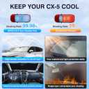 Sunsdrew 8PCS Full Rear&Side Window Sun Shade for Mazda CX-5 2017-2026|Foldable Privacy Protector|Blocks UV Rays&Heat|CX5 Interior Accessories