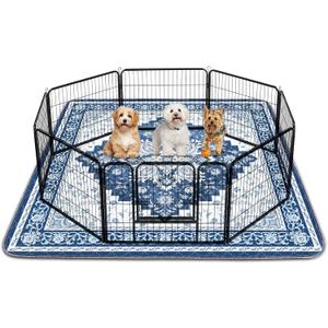 INVENHO 2PACK Washable Pee Pads for Dogs 72"x72" Reusable Dog Pads Extra Large Upgrade Non-Slip Dog Pee Pads Heavy Absorbency Puppy Pee Pads Quick Dry Whelping Pads/Waterproof Puppy Training Pad
