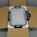 HOMBERKING 10 Pack Borosilicate Glass Meal Prep Containers with Locking Lids, Glass Food Storage Containers Set, Airtight Lunch Bento Boxes, BPA-Free & Leak Proof, 36oz & 14oz, Freezer, Oven Safe