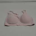 SCECXY Womens Seamless Wireless Bras Womens Bras No Underwire Full Support V Neck Bralette Everyday T-Shirt Bra Pink, 3 XL