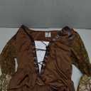 EraSpooky Women Pirate Costume Classic Striped Buccaneer Outfit, M