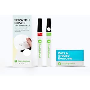 TouchUpDirect 300 Alpine White III Compatible with BMW Exact Match Scratch Repair Touch Up Paint - Brush Kit