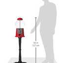 Great Northern Popcorn Gumball Machine with Stand and Coin Bank, Red, 15"