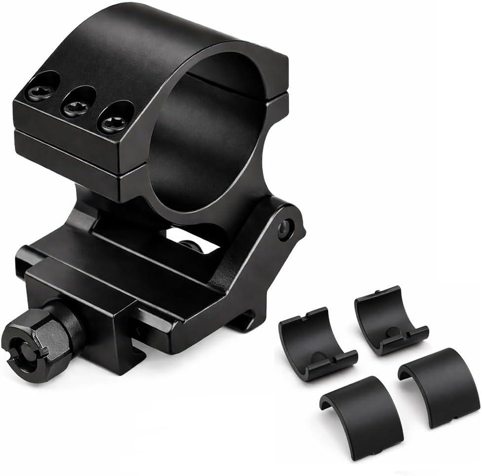 Gotical Flip-to-Side Scope Ring (Low) 30 MM Low, 30mm Ring with 1" Inserts, Adapts to Any Weaver/Picatinny Rail, Perfect for Our Magnifier, Its Positive Lock System Holds it in Place