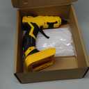 Cordless Hot Glue Gun for Dewalt, Suitable for Dewalt 18V/20V Max Lithium-ion Battery, 30s Quick Preheat Hot Melt Glue Gun with 30 Pcs Glue Sticks(7 * 150mm) for Arts/Crafts/Diy/Repairs(Tool Only)