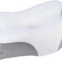 Memory Foam Pillows Shape Relaxing Slow Rebound Neck Pillow Sleeping (Size, White-grey)