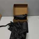 2 Pcs Wheelchair Leg Rest Footrest Hammock Adjustable Footrest Hanging Foot Sling Wheelchair Accessories for Foot Rest Replacement (Black)