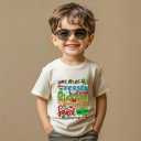 Kids Christmas Shirt  Toddler Boys Girls Holiday Outfit Santa Snowman Gingerbread Tree Gift T-Shirt 2T-8T (Yellow)