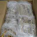 Set of 3 Wedding Arch Stand Gold Metal Arch Frame for Baptism Wedding Ceremony Birthday Party Bridal Baby Shower Event Celebration Decor (7.2FT, 6.6FT, 6FT