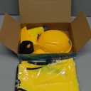 Construction Worker Costume for Kids, Toddler Dress Up Clothes with Kids Tool Set, Construction Vest & Hat, Helmet Light, Electric Drill, Toddler Costumes Pretend Play Toys for Boys Gift Age 4+