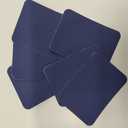 Premium Quality Fabric Repair Patches Iron-on Patches for Clothing Inside & Outside Strongest Glue 100% Cotton 3" by 4-1/4" (7.5 cm x 10.5 cm) (6PCS-Dark Blue)