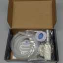 Husfunov Soap Dispenser for Kitchen Sink, Built in Sink Soap Dispenser (Brushed Nickel), Countertop Dish Soap Dispenser Stainless Steel Pump with 47" Extension Tube kit, No Need to Frequent Refills