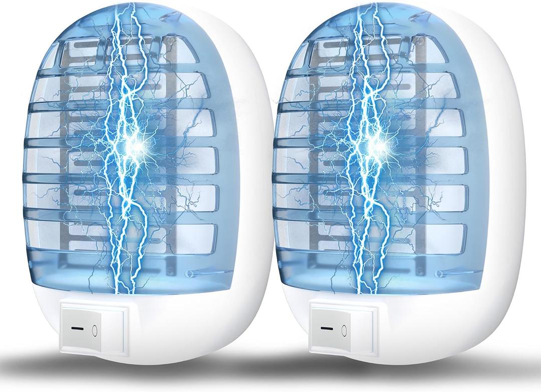 2 Packs Indoor Bug Zappers, Fly Traps for Indoors, Insect Traps for Home Mosquito Killer (0414)