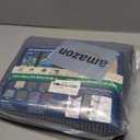 Shade&Beyond 90% Sun Shade Cloth with Grommets, 8' X 10' Pergola Shade Cover Canopy, Mesh Tarp Sun Screens for Patio, Outdoor, Garden, Backyard, Blue Gray