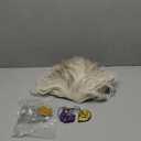 Wiggy Mermaid Sea Witch Wig+Shell Necklace+Earrings Accessories for Women Wicked Undersea Witch Cosplay, Short Silver White Grey Layered Crazy Wig+Cap for Halloween Costume Cosplay