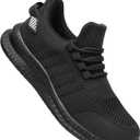 Steel Toe Shoes for Men and Women Comfortable Lightweight Work Safety Shoes Puncture Proof Slip Resistant Indestructible Sneakers Construction Work Utility (Black) M13