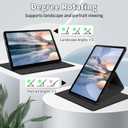 for 6" Kindle Paperwhite 10th Generation 2018 Release 360 Degree Rotating Case, PU Leather Stand Smart Flat Case with Auto Wake/Sleep for Kindle Paperwhite 2018 6 Inch PQ94WIF, Glass Rose