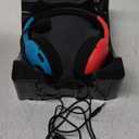 PDP Gaming LVL40 Airlite Stereo Headset for Nintendo Switch/Lite/OLED - Wired Power Noise Cancelling Microphone, Lightweight Soft Comfort On Ear Headphones (Mario Neon - Red & Blue)