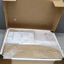 ROBOTIME Play Kitchen for Toddlers, Wooden Kids Play Kitchen Playset with Real Lights & Sounds/Ice Cube Dispenser, Pretend Play Montessori Toy Kitchen, Gift for Ages 3+ (White)