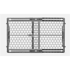 Toddleroo by North States - Supergate Ergo Baby Gate: Plastic Baby Gate for Stairs & Doorways - Adjustable Indoor, Grey
