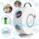 Bubble Machine for Kids Toddlers, 90 360 Rotatable Automatic Bubble Blower 4000+ Bubbles/Min, Bubble Maker for 3 4 5 6 7 8 Year Old, Easter Christmas Birthday Outdoor Wedding Party Gifts, Medium to Large