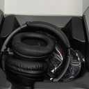 Wireless Headphones for TV, TV Headphones Wireless for Seniors with Transmitter Charging Base, Perfect Audio Sync, Ideal Gift for The Mom, Seniors, Parents (Black)