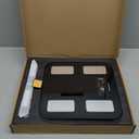 Scale for Body Weight 8 Electrodes, FSA&HSA Eligible, Digital Bathroom Scale with Large VA Display, 28 Metrics Dual Frequency BIA Smart Weight Scale Compatible with iOS & Android