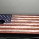 GoSports 3 x 2 ft American Flag Design Cornhole Game Set - Includes Two 3 x 2 ft Boards, 8 Bean Bags, and Carry Case