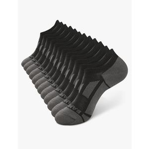 BAMBOO COOL Men's No-Show Socks Low Cut Breathable Moisture-Wicking Socks Non Slip Running Workout casual, 5 Packs