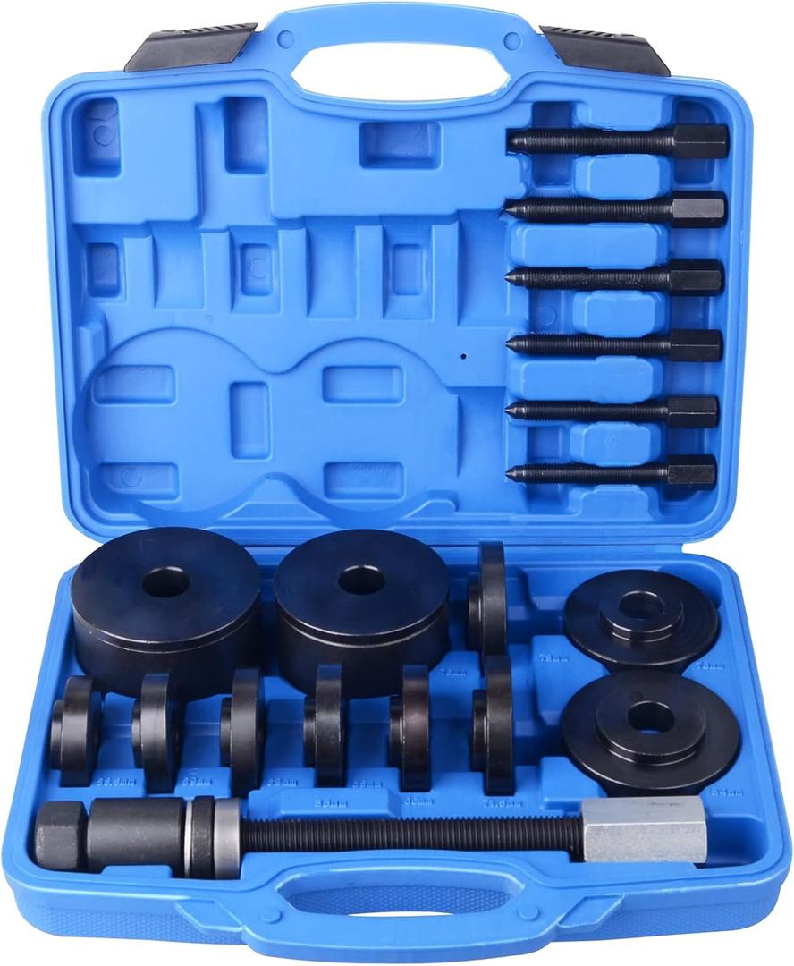 DAYUAN 19pcs Front Wheel Drive Bearing Removal Installation Service Tool Kit FWD Bearing Install Master Set Wheel Bearing Removal Kit