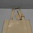 Bags for Women 15.6 Inch - Laptop Tote Bag with Zip Compartments - Large PU Leather Office Purse Computer Briefcase